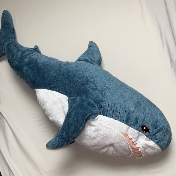 Giant Shark Plush Stuffed Animal TikTok Toy Soft Reading Pillow Lovey Ocean Cozy - Picture 7 of 11